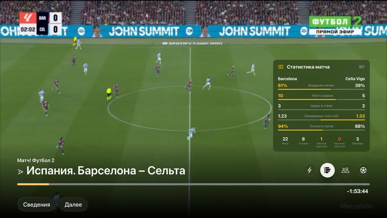 SportHub match detail screen